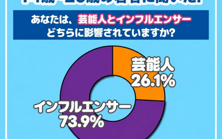 【ワカモノリサーチ調査】令和の若者の“インフルエンサー”について思うこと大調査！