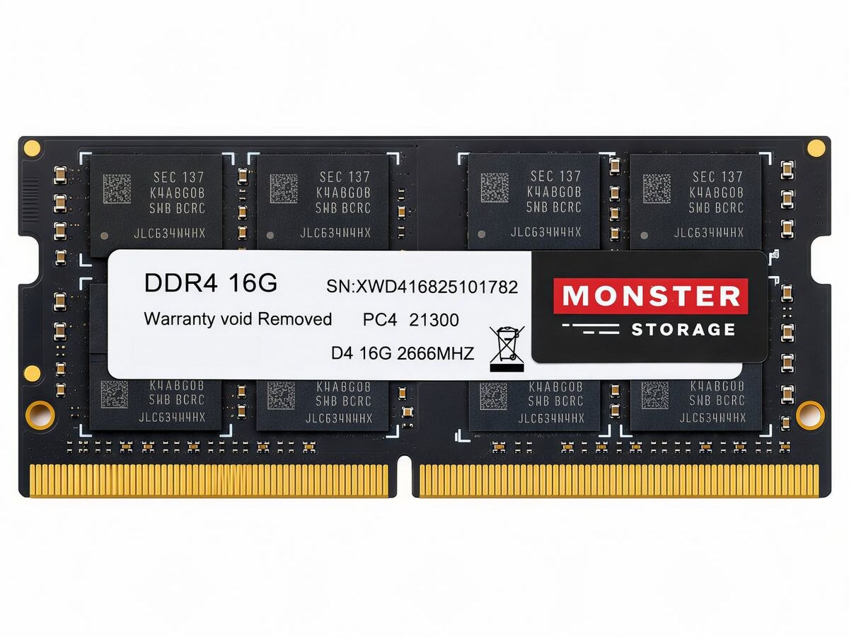 MONSTER STORAGE、ノートPC向け16GB DDR4メモリを発売。Amazonで13,980円
