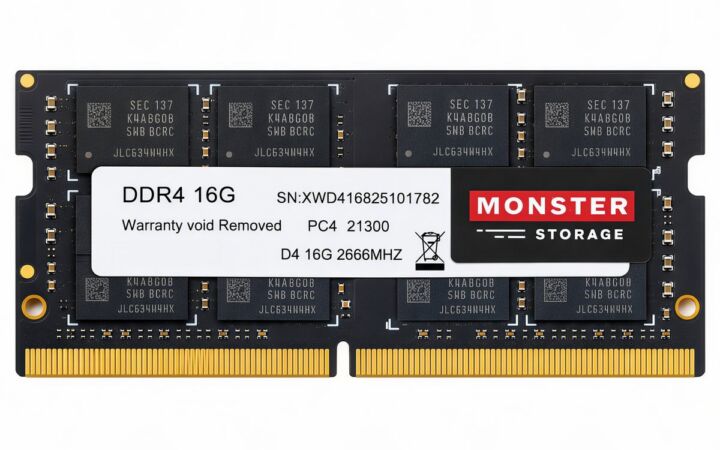 MONSTER STORAGE、ノートPC向け16GB DDR4メモリを発売。Amazonで13,980円