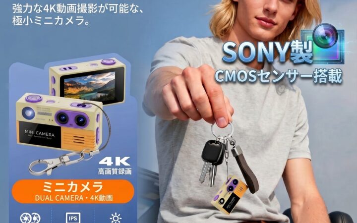 約36gのミニカメラにSONY製CMOSセンサー、最大4K撮影に対応　サンコネクション「ChibiGEAR」シリーズ第3弾がAmazonで発売