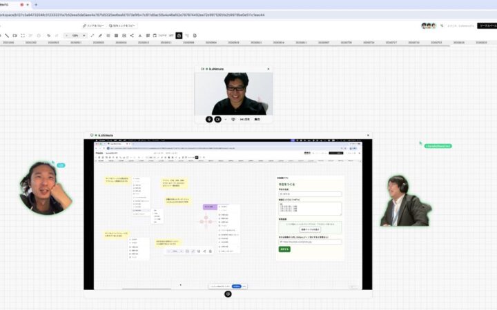「会議の参加者も、画面も、自由に並べる。」NAZOL、ボード上でWebミーティングができる「MTG付箋」を提供開始