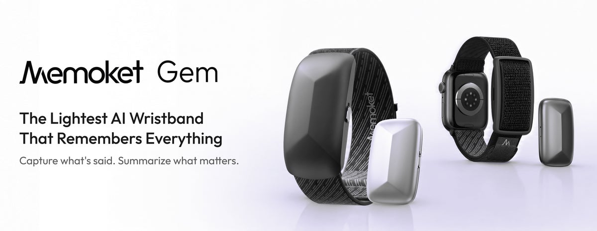 超軽量AIウェアラブルボイスレコーダー 「Memoket Gem」日本発売開始！ 複数の会話をつなげて記憶する独自のAIエンジン「KITE」搭載