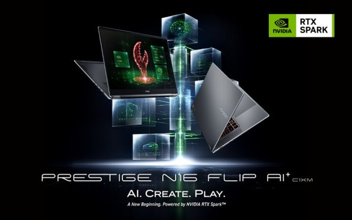 ローカルAI活用をノートPCで実現する新世代AI PC NVIDIA RTX Spark™ スーパーチップ搭載「Prestige N16 Flip AI+ C1XM」発売