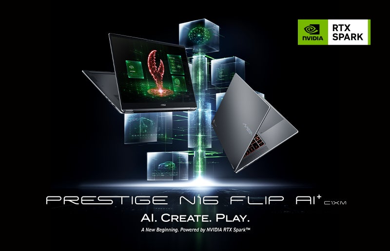 ローカルAI活用をノートPCで実現する新世代AI PC NVIDIA RTX Spark™ スーパーチップ搭載「Prestige N16 Flip AI+ C1XM」発売