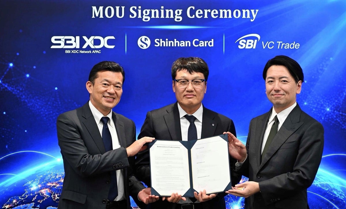 SBI XDC Network APAC・SBI VCトレード、Shinhan Cardとの基本合意書を締結