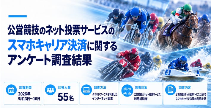 公営競技のキャリア決済利用実態を調査。利用最多は「d払い」。89.1％が月5万円未満