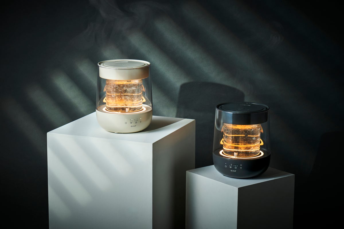 昨冬は入荷待ち、今季は発売前から注文集中。ガラス加湿器「GLASS」に置きやすい小型モデル登場