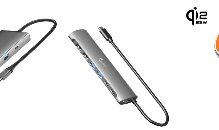 j5createが周辺機器3製品を10月23日に発売　PD 3.1 140W対応ドック、7ポートハブ、Qi2.2対応ワイヤレス充電器
